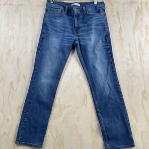 Signature By Levi Strauss Jeans Women 34x29 Medium Wash Blue Denim Slim Straight